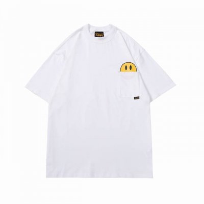 870 Drew口袋印花小标短袖T 码数：S-Xl 颜色： 白色 黑色