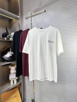 gucc*古奇 Ss25夏季新款短袖，顶级图案Logo，帅气时尚，简约百搭款。面料棉 不仅挺括，保持潮流的廓形，又穿着舒适，纱织更细腻 Y码数：M-4Xl