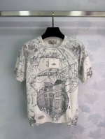 爱马Hermes* 2025春夏海盗船图腾针织短袖 定制Yb丝毛纱线材质织造 柔软透气质感十足 螺纹领针织短袖剪裁 采用多色印花图案工艺 蕴意永不止步 朝气与活