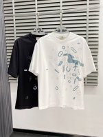 Hermes爱马仕独家专供新款原单男士休闲短袖 高端定制 高版本 时尚百搭爆款进口面料 手感超柔软细腻 穿着亲肤舒适 高端精品 代工厂p精细做工 上身非常赞 男