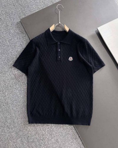 moncler蒙口 25Ss新款针织短袖，超经典设计，简约没有任何多余累赘感，衣橱不可缺少的一件百搭单品，采用优质羊毛制作而成，穿身上超级舒适，前卫又实穿，精致