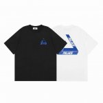 palace 简易缺角三角形蓝色Logo限定夏季新款短袖 颜色： 白色 黑色 尺码：M L Xl Xxl 价格p： 三标齐 款号：