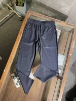 杰尼亚家新款直筒商务休闲长裤， 蓝色，米白色，棕色，48-56码等于M-Xxxl