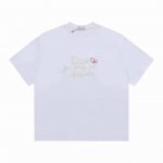 dior新款硅胶立体签名短袖 采用270克棉质面料 三标齐全 黑白两色 尺码S.M.L.Xl