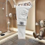 芬迪 2025官网高端新品原单少数帅爆牛仔裤，百分百原单 百搭神器！今年最新流行的风格设计款式，剪裁设计挺拔有型！低调不失奢华 超有Feel上身精致跃然，简单就