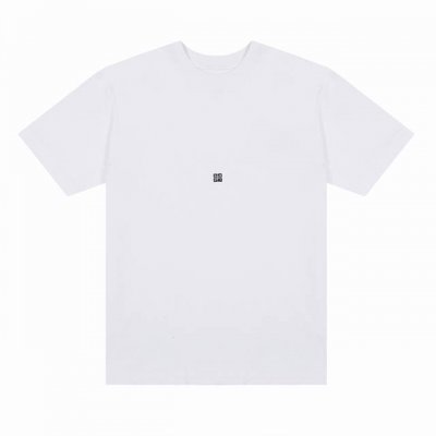 Givenchy*纪梵希 Givenchy*纪梵希胸前刺绣Logo短袖T恤 -定制260克32支全棉双纱紧密爽滑面料 布面干净 布纹清晰 手感非常细腻扎实 更加