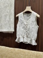 ys｜2025 春夏新款 ｛ 仙女套装｝ 衣服裤子定制两种不同面料 搭配在一起巨美！ 巨温柔！！ Sml