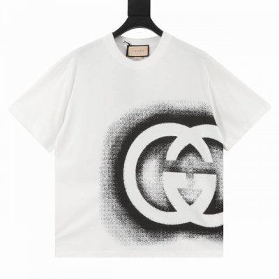 古驰 Gucci Logo泼墨印花短袖 Size：Xs-Xl