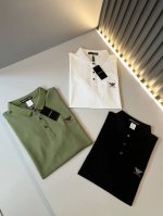 arman阿*尼2025春夏新款男士休闲短袖Polo衫，原单代工厂P订单，胸前标志Logo刺绣设计！简洁的设计精致优雅，令人叹服！定制原版专属珠地棉面料，手感柔