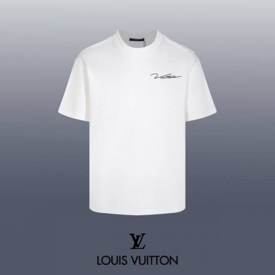 顶级代工品质 Louis Vuitton 路易威登 24Ss 经典T恤短袖 不需要所谓烂大街的华丽文案 主打品质 - 面料经过2次高温缩水固色 不变形不缩水不起
