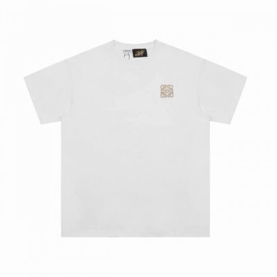 顶级代工品质 Loewe 罗意威25Ss 经典棉Logo短袖T恤 不需要所谓烂大街的华丽文案 主打品质 面料经过2次高温缩水固色 不变形不缩水不起球 -正确Os