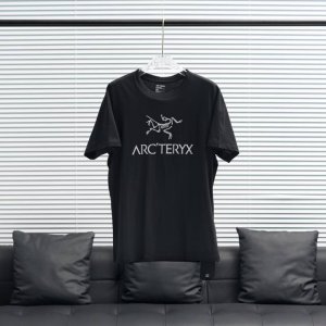 工厂p直供 arc'teryx丨始祖鸟Wordss圆领落肩短袖T恤 尺码 黑色 白色 灰色 配色 S-Xl