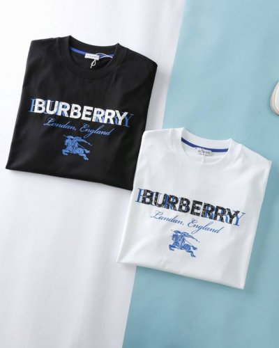 bbr 芭*力 25Ss春夏新款丝光云朵棉圆领短Tee，男女同款蓝色战马图案印花休闲短袖T恤衫！贸易公司渠道稀出，领先Gw发售！一款非常值得入手的经典单品，每一