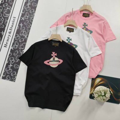 尺码Xs-L爆款推荐 Vivienne West Wood 西太后 薇薇安 卡通土星短袖T恤 2025年顶流爆款 无需多言 直接开细节 5580元Yb开模 正确