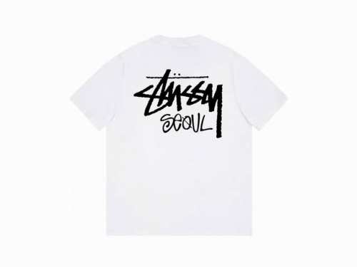 款号Hn781 高品质版本，区别通货 斯图西Stussy 首尔城市限定印花 短袖T恤 男女同款 -面料精选32支230克双纱面料 手感柔软舒适 吸汗透气. -百