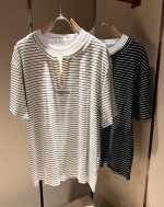 马吉拉 Maison Margiel 2025春夏新款男女同款短袖T恤，专柜同步发售！定制专属洗水纯棉面料，胸前Logo图案印花设计！简约大方，从容百搭，档次极