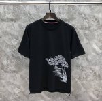 海景帆船开衩纯棉短袖 编号Tt 码数：0-5 颜色：白、灰、藏青、黑