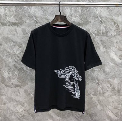 海景帆船开衩纯棉短袖 编号Tt 码数：0-5 颜色：白、灰、藏青、黑