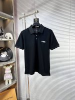 Dio*迪奥 Ss25早春新款翻领polo衫 高品质珠地棉材质 雍容华贵的品牌风格，260克重 客供进口面料 做出来的衬衫也是版型垂顺挺括，并且还抗皱抗起球，贴