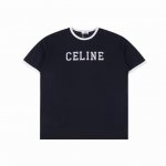 celine 塞琳 贴布绣花字母圆领短袖T恤 三标齐全 采用高端索罗娜布料，前幅采用贴布绣花工艺 手感非常舒服 Os落肩版型，时尚又个性，超级百搭的一款！螺纹领