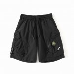 140 Stone Island石头岛大口袋拉链速干方块小标徽章刺绣夏季必备五分休闲运动短裤 原版双水洗双吊牌 颜色 黑色 浅咖色 军绿色 尺码M-Xxl 详见