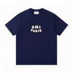 3106# 市场第一品质 Ami 艾米 2025Ss夏季微标短袖 这个款式我们在上新第一时间就已经在做 品质把控细节无敌 放心下单 注意细节 240G新疆长绒棉