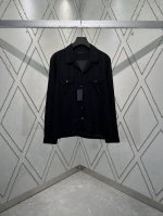 普拉达 25Ss新款纯色翻领衬衫长袖 高版本！ 码数：S.M.L.Xl.Xxl.