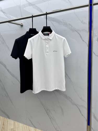 Kiton 2025春夏新款男士翻领polo衫短袖T恤 柜台同步发售 简洁时尚百搭 高端品质 胸前Logo设计 袖口特定螺纹针织完美收边，定制进口双股丝光珠地棉