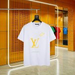升级版本手机智能感应~Nfc芯片袖章~直达官网防伪 Lv~路易威登 2025新款高品质圆领短袖T恤 袖口车有进口绣花标 定制定染,手感非常舒服 超级百搭好看的一