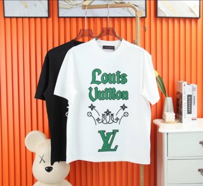 Ld 顶级代工品质 Lv 24Ss 经典T恤短袖 不需要所谓烂大街的华丽文案 主打品质 面料经过2次高温缩水固色 不变形不缩水不起球 -正确Os版型 不省面料