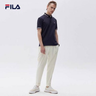 fila 斐乐 相色条纹情侣款Polo衫 经典火爆款来袭 经久不衰的时尚，因你而生。 使用专为叠搭而设计的单品，经典，野出天性。 经典Polo衫, 采用优质珠地