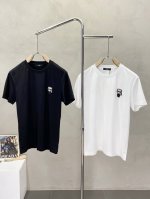 Fendi芬迪独家专供新款原单男士休闲短袖 高端定制 高版本 时尚百搭爆款进口面料 手感超柔软细腻 穿着亲肤舒适 高端精品 代工厂p精细做工 上身非常赞 男士必