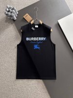 burberry* 市场独家品质 爆款 2025夏款背心上新 原高版本 巴宝莉 面料采用340克高密度定制棉 不变形 不缩水 立体垂感爆表 工艺介绍：前幅采用硅