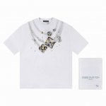 w2656# Louis Vuitto*2025最新款短袖 材质:采用高版本300G双纱精梳棉 尺寸:S M L Xl 颜色:黑色 白色