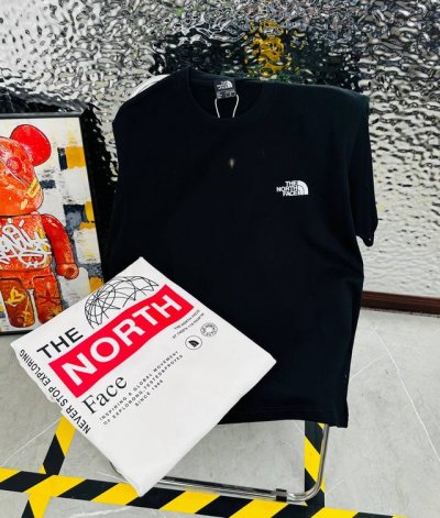 高版本带芯片 the North Face 北面25夏季新款印花休闲宽松情侣款 短袖T恤 1037 细节:版本一比一复刻 吊牌 领标 水洗 带Nfc芯片识别 面