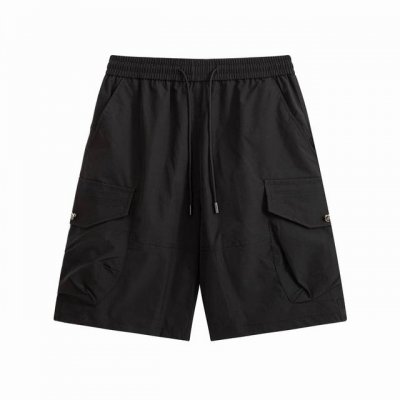 pra*A 24Ss春夏新款 工装短裤 重工口袋款 定制Logo五金扣 抽绳松紧腰头设计 内里全包边 百搭宽松版型 上身时尚裤型好 M-2Xl