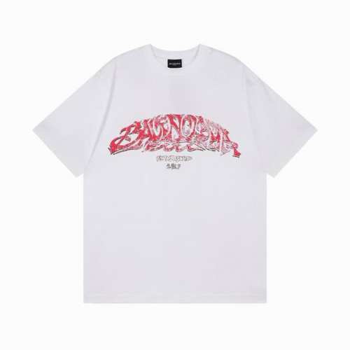 Balenciaga 巴黎世家2025 Ss 火焰涂鸦直喷印花短袖T恤 本市场No.1的质量 真正天花板品质 全部原版开发注意细节图 避免被盗图商家混发 正确2