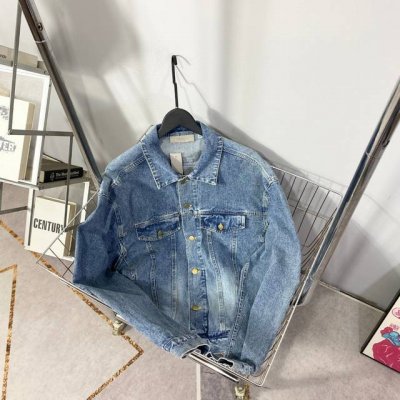 供 Fog复线Fear Of God Essentials水洗做旧牛仔夹克外套男女同款外套 高货看品质Fog Essentials第八季水洗牛仔外套夹克一贯的宽