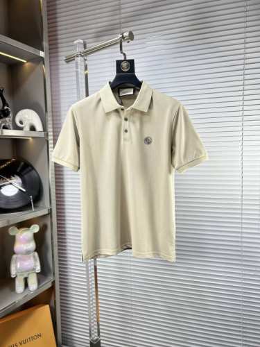Gucc*古奇 Ss25早春新款翻领polo衫 高品质珠地棉材质 雍容华贵的品牌风格，260克重 客供进口面料 做出来的衬衫也是版型垂顺挺括，并且还抗皱抗起球，