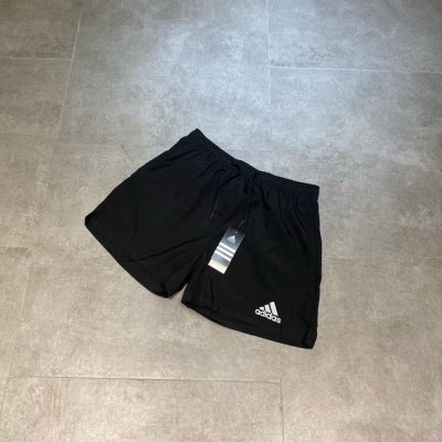 adidas阿迪达斯 透气速干宽松运动短裤情侣款 Color: 黑色 Size: M-Xl M 腰围92 臀围106 裤长41 Cm L 腰围96 臀围110