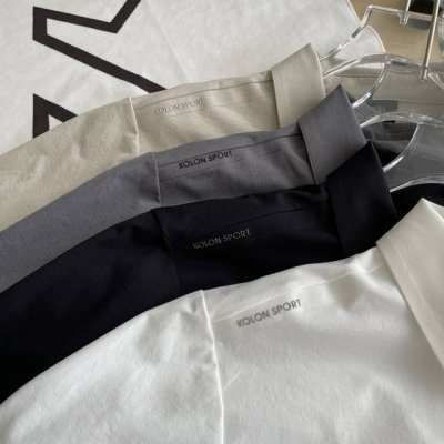细节图 全压胶黑科技Kolon Sport 可隆专柜同款四色Seco保罗衫舒适休闲防晒短袖Upf80+速干T恤户外运动polo衫上衣 Seco空气polo 适合