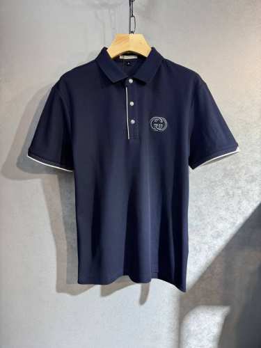 gucci 古奇 25Ss新款春夏短袖 最高版本客供定制高端朱地面料简单时尚款，螺纹拼色螺纹配色超级好看！经典Logo的设计 简单大方的款式！满满的高级感，四季