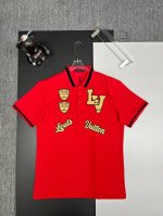 Lv 路易威登 刺绣新款polo衫 原版面料 官方同款 采用210克丝光珠地棉，定制 同缸染面料 手感非常舒服爽滑 版型挺阔有型 一线品牌代工厂p出品 进口百灵