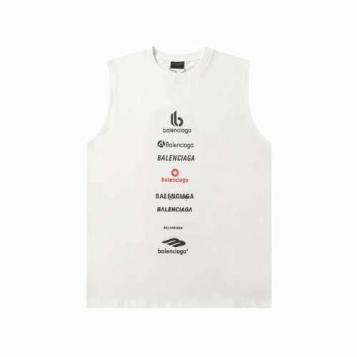 337款 新款 balenciga 巴黎世家 前后Logo字母印花背心 标准全身印花技术 纯棉柔软面料 对色定染面料 超精细平网印花工艺 潮流感十足 定染纯棉面
