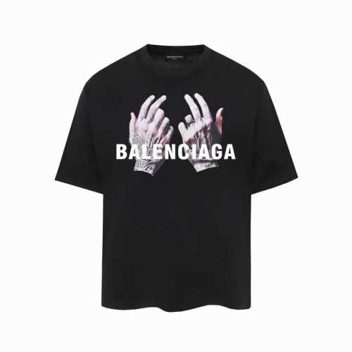 6119#P60，，Balenciaga巴黎世家印花短袖T恤 - 面料经过2次高温缩水固色 不变形不缩水不起球 -正确Os版型 不省面料 只做穿上有效果的高质量