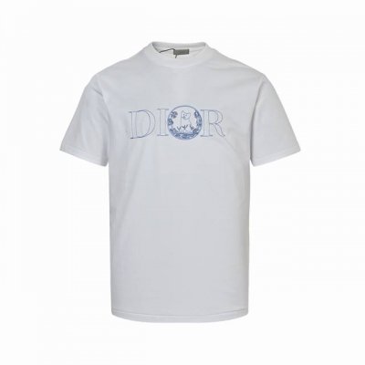 dior 迪奥 25Ss 猫咪刺绣短袖 纯棉双纱面料，采用高密度线刺绣，宽松版型、全套辅料配备 面料柔软三标齐全 Size:S-Xl