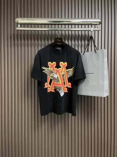 P210Amiri 2025Ss早春新款老鹰做旧印花短袖圆领T恤，原版进口面料，180克高支紧密纯棉，宽松透气，进口直喷印花，上身超舒适三标齐全，做工精致。尺码