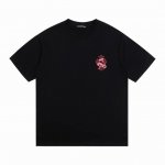 上新 高版本 Chrome Hearts 克罗心 蛇年限定刺绣短袖 蛇年限定系列 Ch 克罗心 采用万针刺绣盘绳工艺 情侣款短T 百看不腻的高级简约风格 高级气