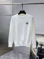 可支持年后退换 P160 古奇 Ss秋冬新品时尚休闲打底单穿圆领商务休闲基础高档精纺羊毛毛衣 舒适保暖！抗起球不刺激皮肤，可贴身穿，奢华经典元素设计！没有过多复