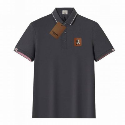 p120，〖 巴宝莉 Burberry〗夏季新款T恤翻领短袖Polo衫，专柜定制面料 透气舒适度高，材质:69.7%棉 26.4%聚酯纤维 3.9%氨纶 款式: